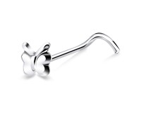 Butterfly Ocean Curved Nose Stud NSKB-883